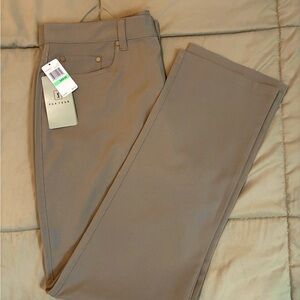 New PGA Tour Golf Pants Chinchilla Active Waistband Mens Sz 34x30 NWT